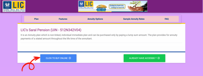 LIC Saral Pension Yojana