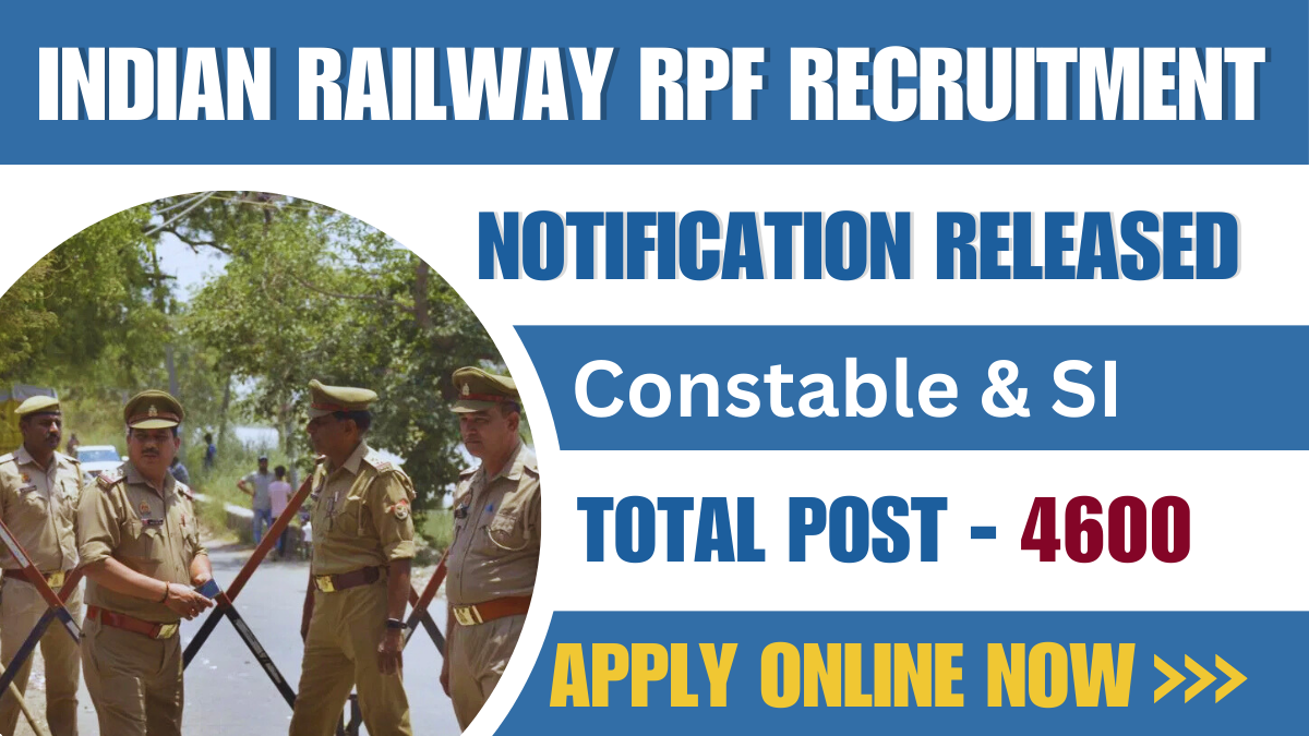 Indian Railway RPF Recruitment 2024