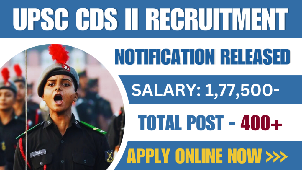 UPSC CDS II Online Form 2024-25