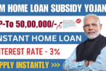 PM Home Loan Subsidy