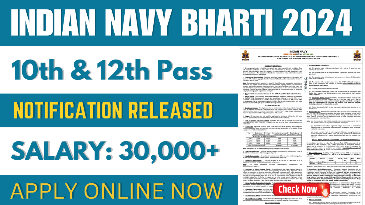 Indian Navy Bharti 2024