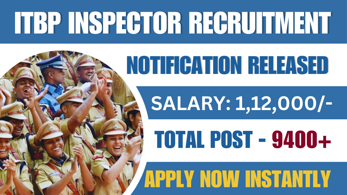 ITBP Inspector Recruitment 2024-25